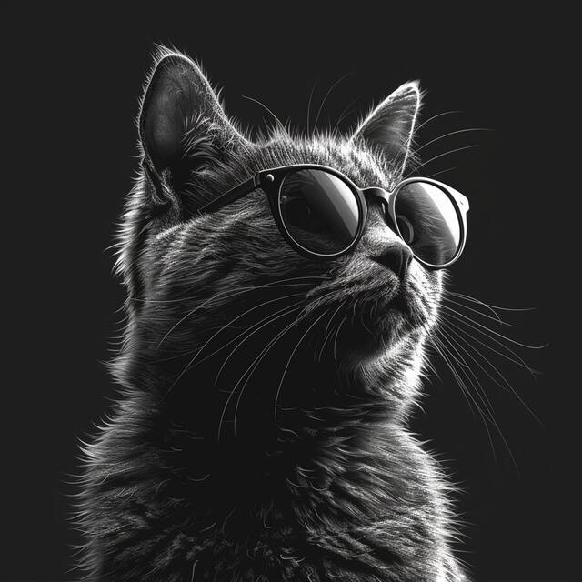 Cool Cat, an artwork on view at Hair Studio & Gallery