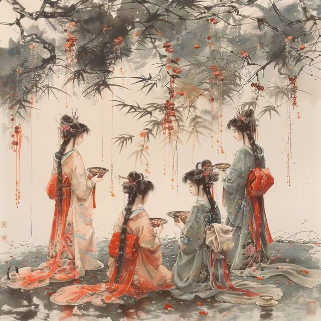 Geisha Garden, an artwork on view at Hair Studio & Gallery