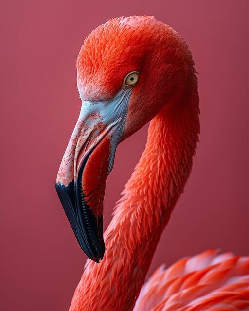 Pink Flamingo, an artwork on view at Hair Studio & Gallery