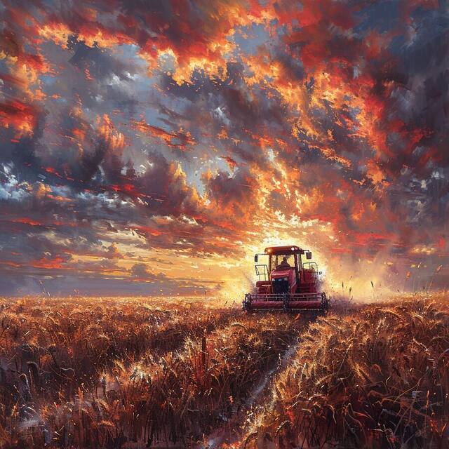 Passing the Combine, an artwork on view at Hair Studio & Gallery