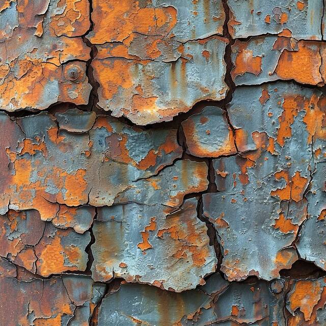 Rust & Rivets II, an artwork on view at Hair Studio & Gallery